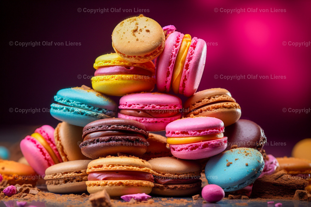 farbenfrohe Macarons | Macarons in vielen Farben