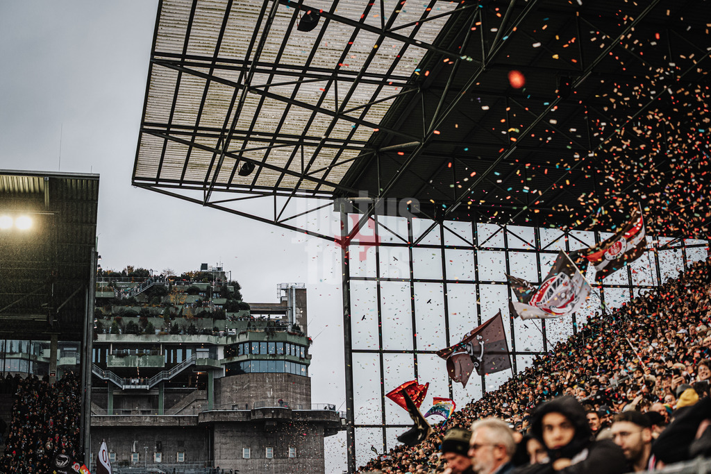 Fußball | Männer | Saison 2025/2026  | Fußball-Bundesliga | 09. Spieltag | FC St. Pauli vs. Borussia Mönchengladbach | 01.11.2025 | Der Feldstraßenbunker hinter dem Millerntor-Stadion