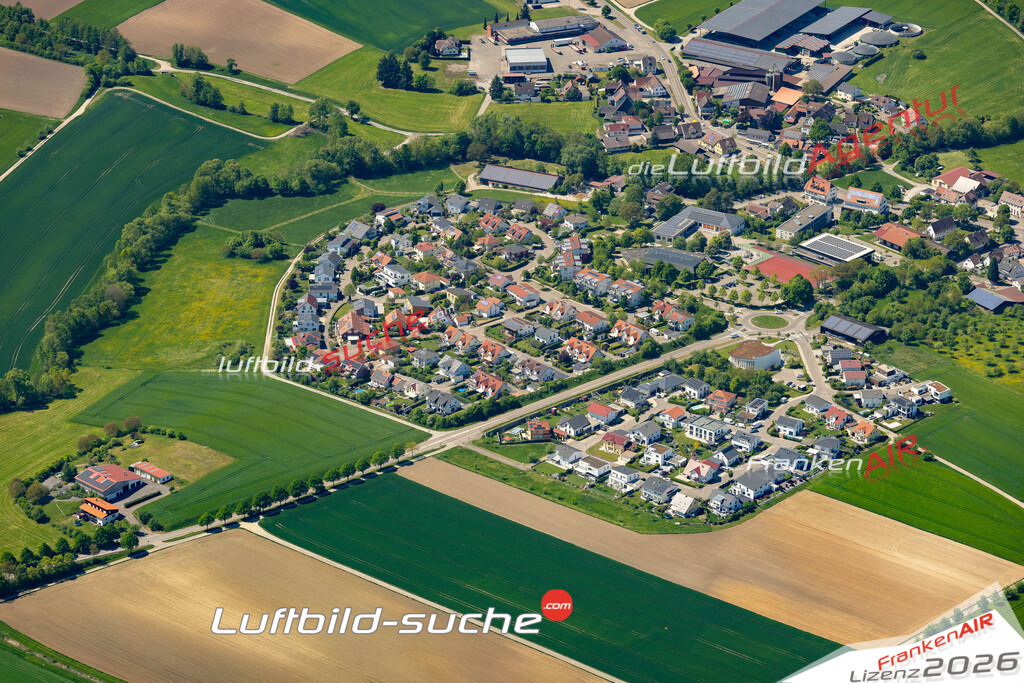 Luftaufnahme von  Michelfeld - Die Luftaufnahme wurde 2025 vom UL-Flugzeug heraus erstellt ( keine Drohne ) - Hochauflösende Luftaufnahme - für professionelle Ausdrucke geeignet. Die Geschenkidee !Mit Lizenz und Bildrechte bestellbar