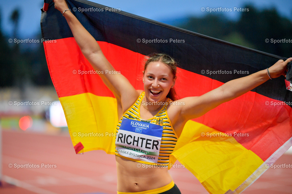 U18 EM - Tag 3_Pauline Richter_5 | U18-EM am 20.07.2024 in Banska BrysticaFoto: DLV/Kai Peters - Realisiert mit Pictrs.com