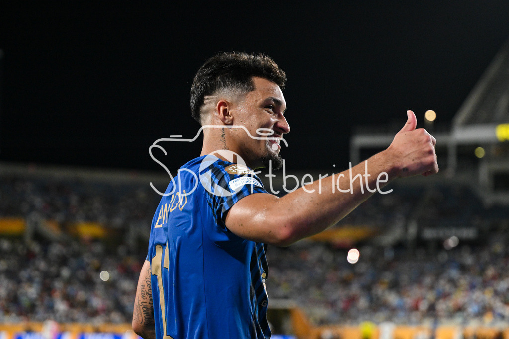 Manchester City - Al-Hilal SFC | im Bild der Matchwinner Marcos LEONARDO (Al-Hilal 11) / Einzelfoto / Freisteller / FIFA Club World Cup: Manchester City - Al-Hilal SFC, Camping World Stadium am 30.06.2025 / NOT FOR SALE IN USA