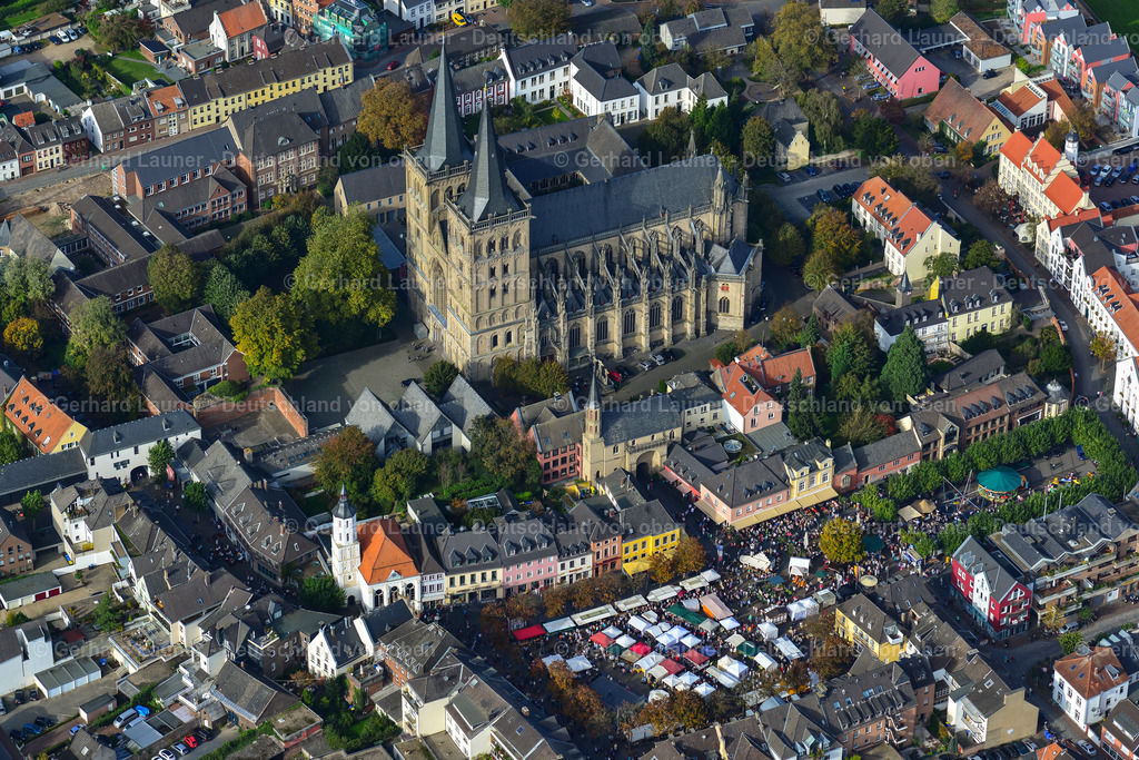 3491722 | Xanten, Altstadt mit Dom und Markt