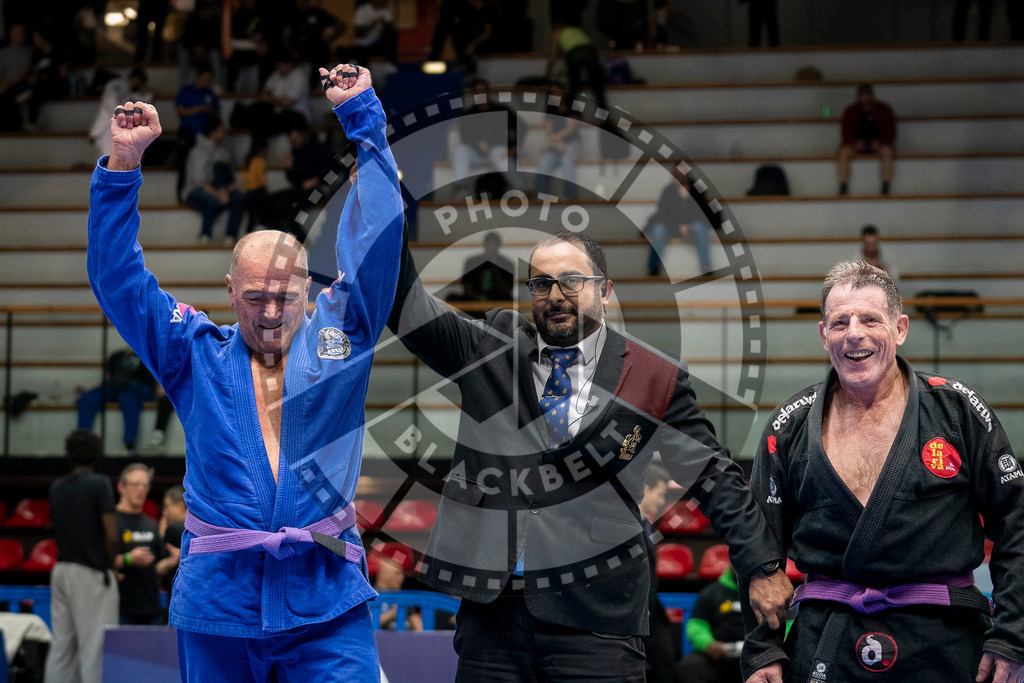 20240125PBB03139 | Fighters compete during the Brazilian Jiu-Jitsu European Championship of the IBJJF in Paris, France, on January 25, 2024.