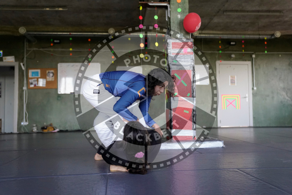 20240413PBB8311 | Fighters compete during the Grapplethon 24hours of rolling for a reason in Hamburg, Germany, on April 13, 2024.