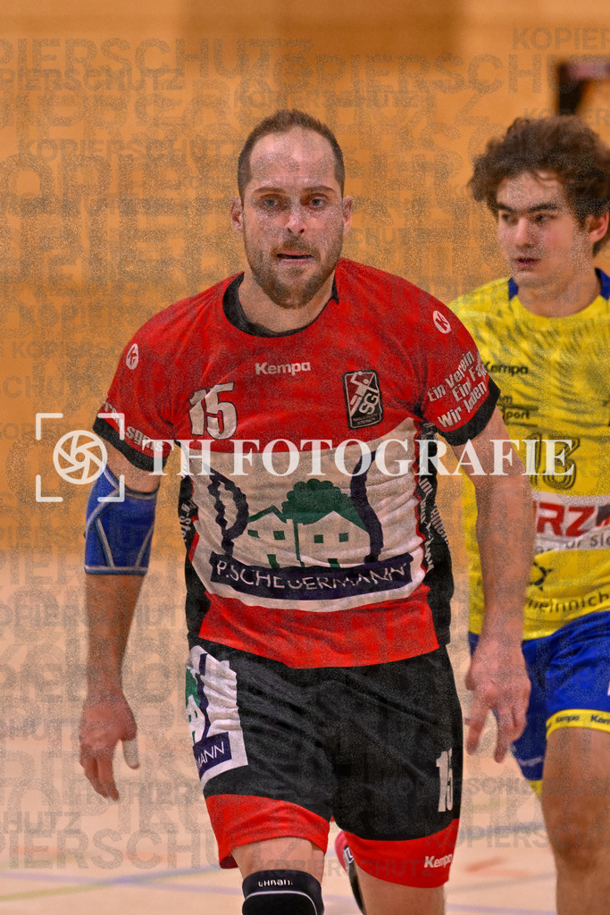 GER, SG Maulburg/Steinen - SG Allensbach/Dettingen, Handball, Landesliga Suedbaden, 2. Spieltag, Saison 2024/2025, 28.09.2024 | Daniel Winkelbeiner (SG Maulburg/Steinen, #15)GER, SG Maulburg/Steinen - SG Allensbach/Dettingen, Handball, Landesliga Suedbaden, 2. Spieltag, Saison 2024/2025, 28.09.2024Foto: TH Fotografie/Thomas Hess