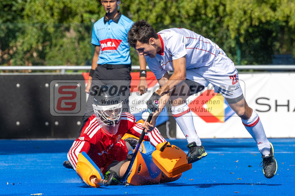 SFE_20230716_0081 | EuroHockey EM U18 Boys 3th 4th Netherlands vs Spain am 16.07.2023 in Krefeld (Gerd-Wellen-Hockeyanlage), Photo: Stephan Fehrmann 2023 (Sports-Gallery)