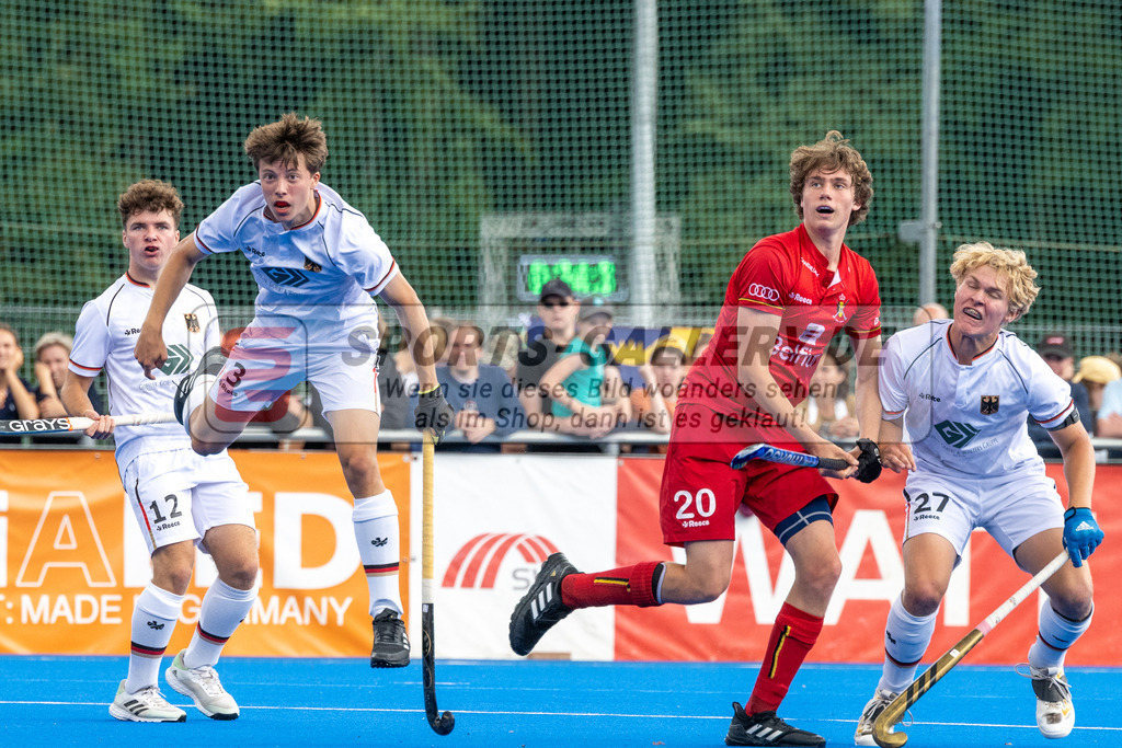 SFE_20230716_0318 | EuroHockey EM U18 Boys Final Belgium vs Germany am 16.07.2023 in Krefeld (Gerd-Wellen-Hockeyanlage), Photo: Stephan Fehrmann 2023 (Sports-Gallery)