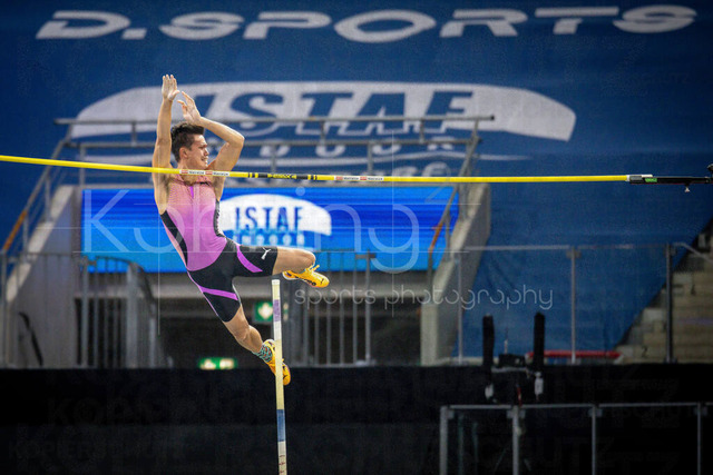 ISTAF Indoor; Duesseldorf, 24.01.2026 | DUESSELDORF, GERMANY - JANUARY 24: Pole vaulter Ernest John Obiena (PHI) during the ISTAF Indoor Dusseldorf at PSD Bank Dome on January 24, 2026 in Duesseldorf, Germany. 