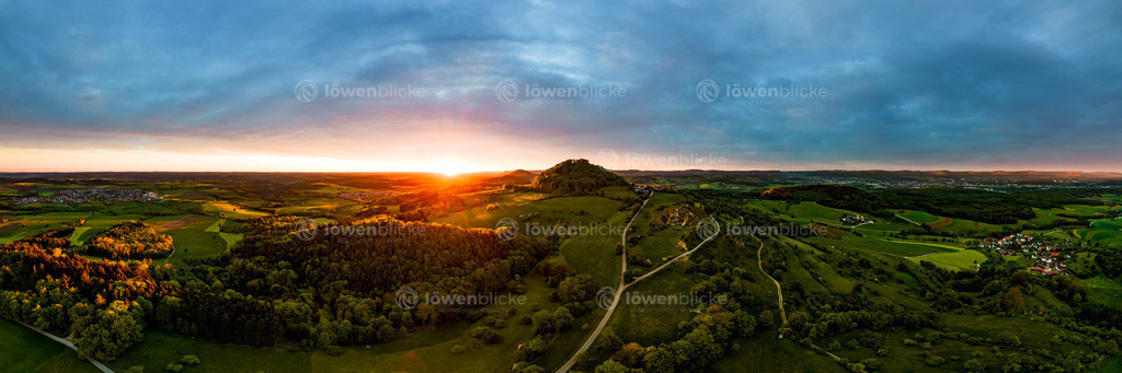Sonnenaufgang über dem Hohenstaufen | löwenblicke | shop