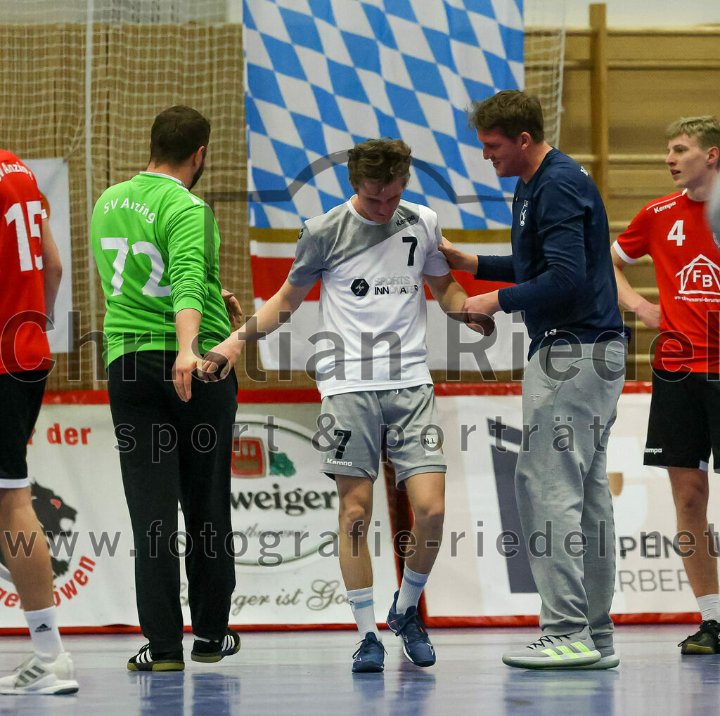 2023-04-01_042_SV_Anzing_gegen_TuS_Prien | Anzing, Deutschland, 01.04.2023:
Handball, Bezirksliga 2022 / 2023, 12. Spieltag, SV Anzing gegen TuS Prien, Endergebnis: 

Foto: Christian Riedel / fotografie-riedel.net