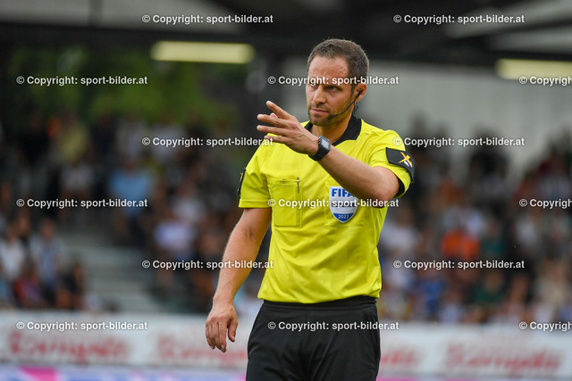 AUT, Admiral Bundesliga, LASK Linz vs SK Austria Klagenfurt | 23.07.2022, Raiffeisen Arena Pasching, AUT, Admiral Bundesliga, LASK Linz vs SK Austria Klagenfurt, im Bild Harald Lechner (Schiedsrichter)


// Admiral Bundesliga Match between LASK Linz and SK Austria Klagenfurt in Pasching, Austria on 2022/07/23
