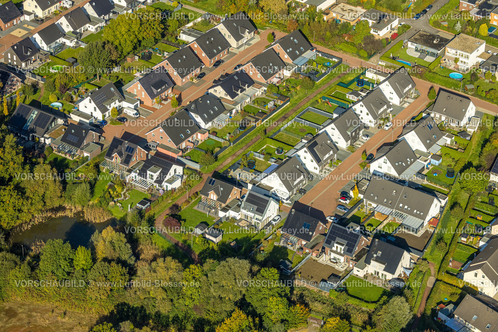 Hamm241007436 | Luftbild, Wohnsiedlung Albert-Spieker-Weg Einfamilienhäuser, Mitte, Hamm, Ruhrgebiet, Nordrhein-Westfalen, Deutschland
