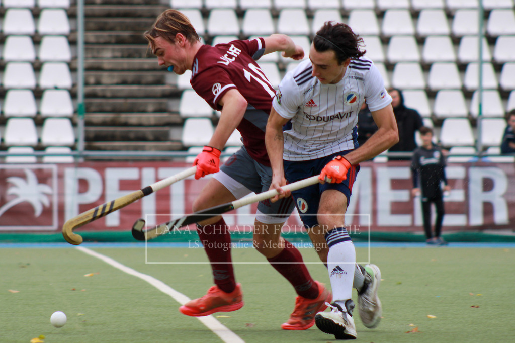 Teo Hinrichs , Caspar Laschet , Mannheimer HC - Münchner Sportclub , Saison 2022/2023 | lanaschraderfotografie - Realisiert mit Pictrs.com