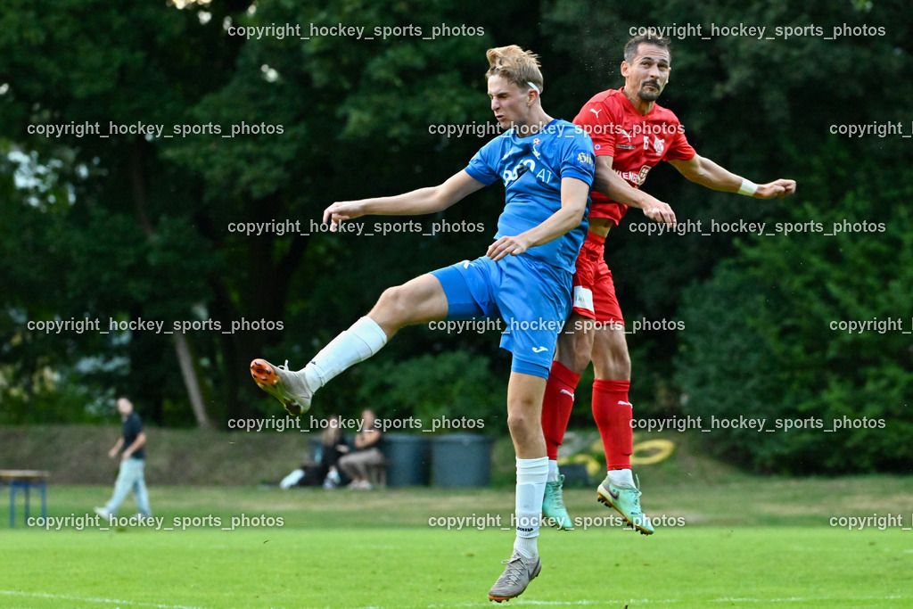 KAC 1909 vs. SAK | #5 Jakob Geister SAK, #15 Manuel Wallner KAC 1909, KAC 1909 vs. SAK, KAC 1909 vs. SAK am 06.09.2024 in Klagenfurt (Sportplatz KAC), Austria, (Photo by Bernd Stefan)