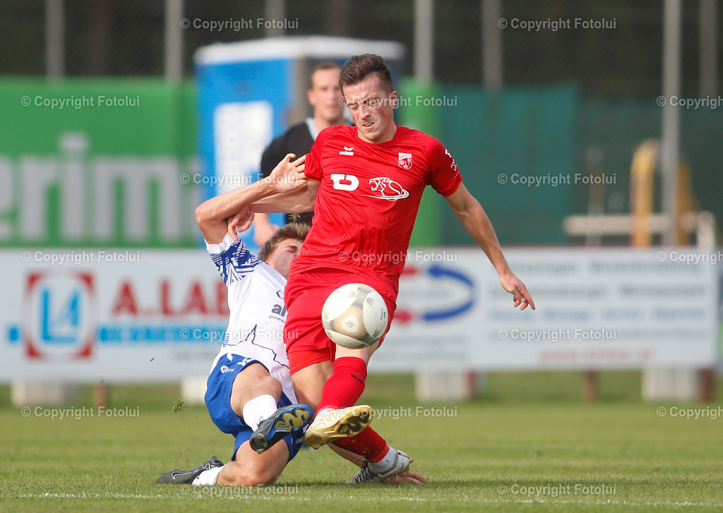 A_LUI_010924_14 | SPORT FUSSBALL REGIONALLIGA MITTE 01.09.2024 ASKOE OEDT-SK TREIBACH IM BILD :LUKAS PAULIK (OEDT) UND TRISTAN STOCKLAUSER  (TREIBACH) FOTO:FOTOLUI 