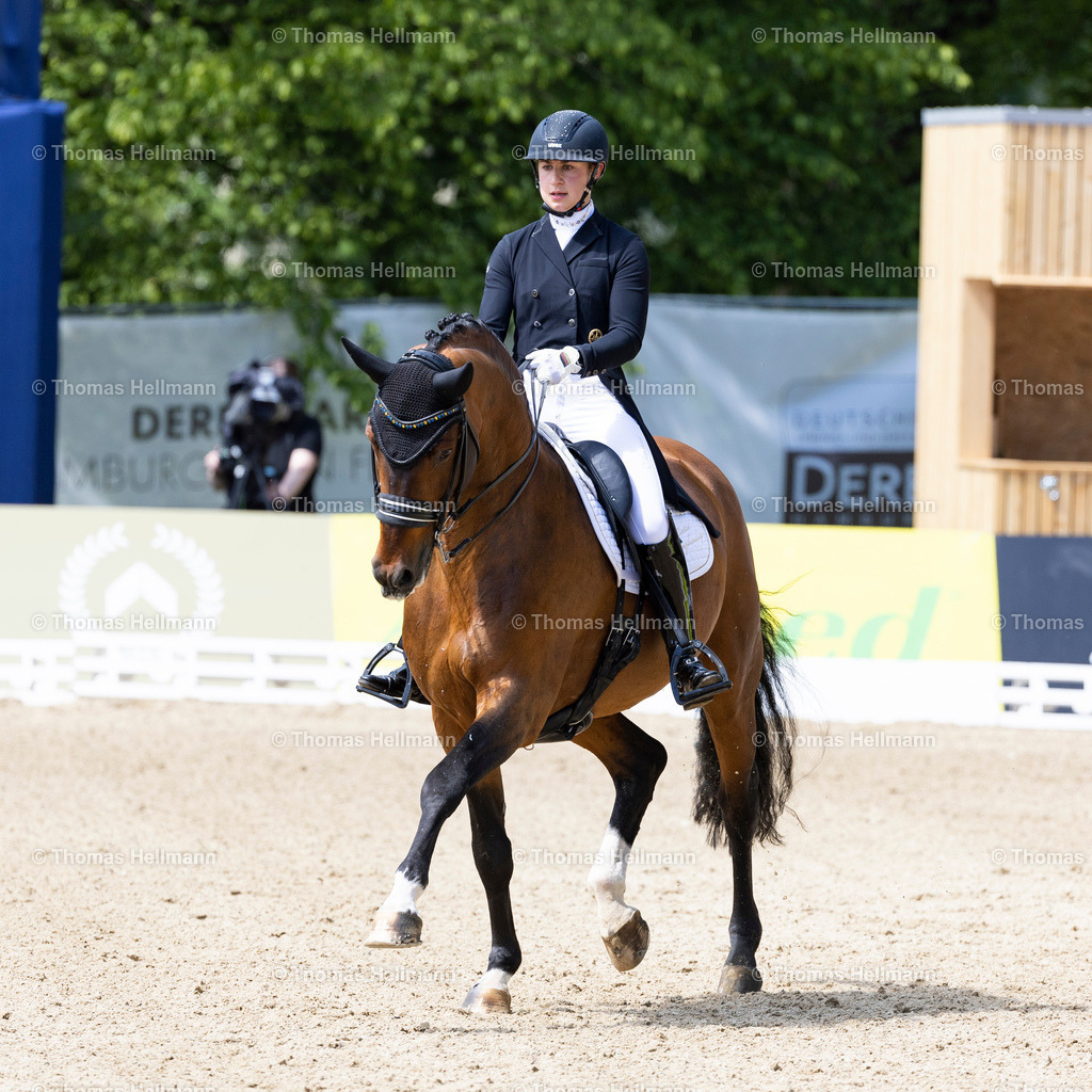 TH_611-Nymphenburg_s First Ampere_ Cosima von Fircks- (GER)_8067 | Deutsches Spring- und Dressur-Derby 2023 am 19.05.23 in Hamburg, Derby Platz Klein Flottbek, Thomas Hellmann, _Y7A6407