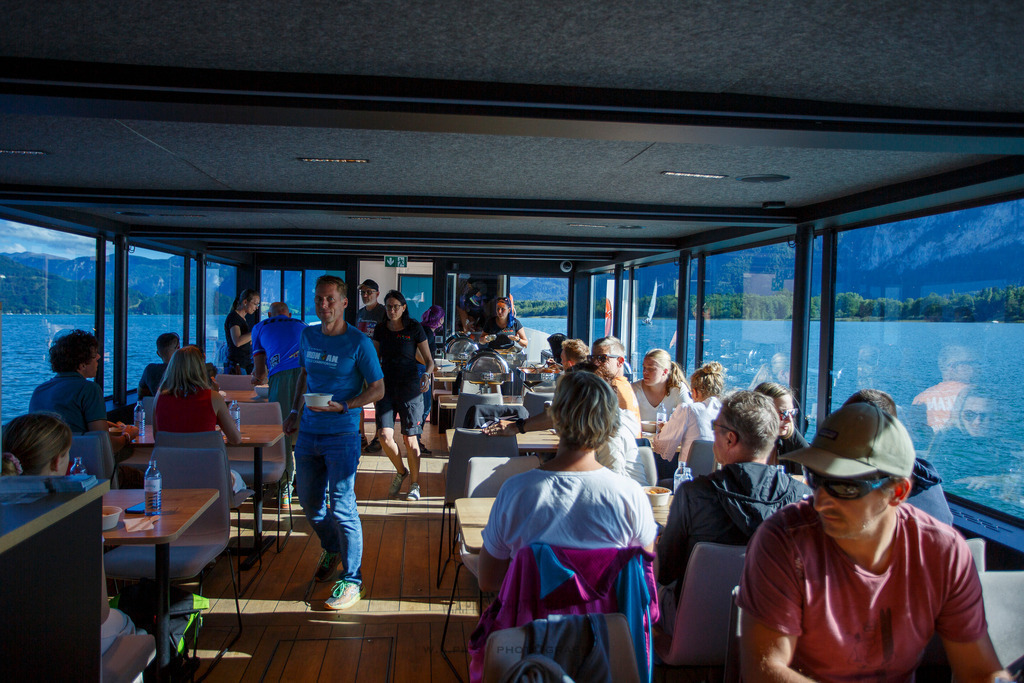 ..... | 06.09.2025, AUSTRIA, Mondsee, ALOHA TRI MONDSEE - Pastaparty , Image shows: Photo: WAPICS / Willdoner Andreas