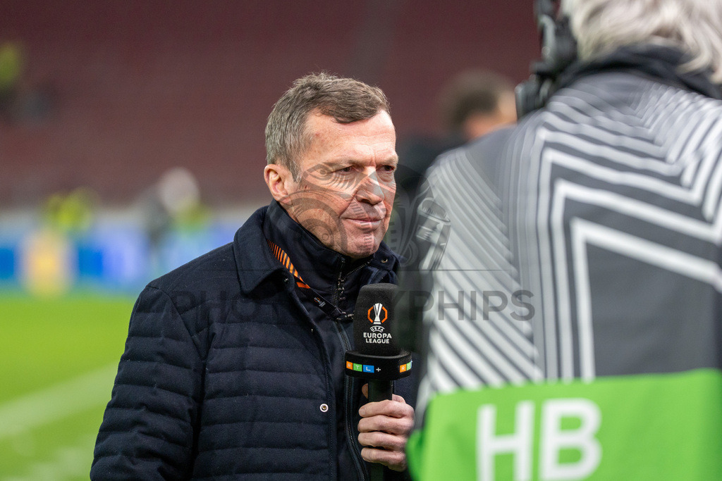 VfB Stuttgart vs. FC Porto, Fussball, Europa League, Achtelfinale, Hinspiel, 12.03.2026 | Experte Lothar Matthaeus,VfB Stuttgart vs. FC Porto, Fussball, Europa League, Achtelfinale, Hinspiel, 12.03.2026Foto: photosbyphips/Philip Ziegler