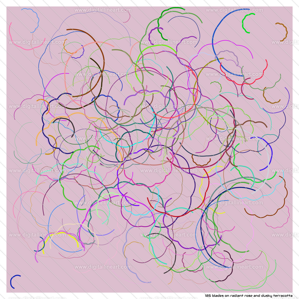 185-blades-radiant-rose-and-dusky-terracotta | digitallineart - Realisiert mit Pictrs.com