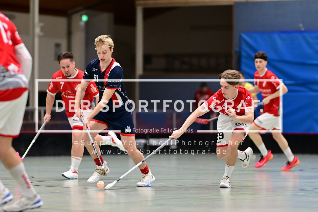 Floorball I Herren I Saison 2024-2025 I 2. FBL Herren Nord-West I 12. Spieltag I MTV Mittelnkirchen - SSF Dragons Bonn II I 036341 | Der Sportfotograf. - Realized with Pictrs.com