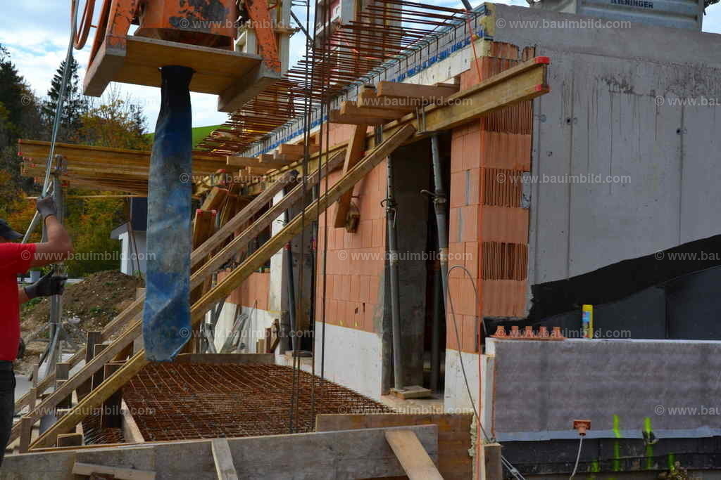 Treppenpodest Außentreppe | Eingeschalte Betontreppe mit Podest