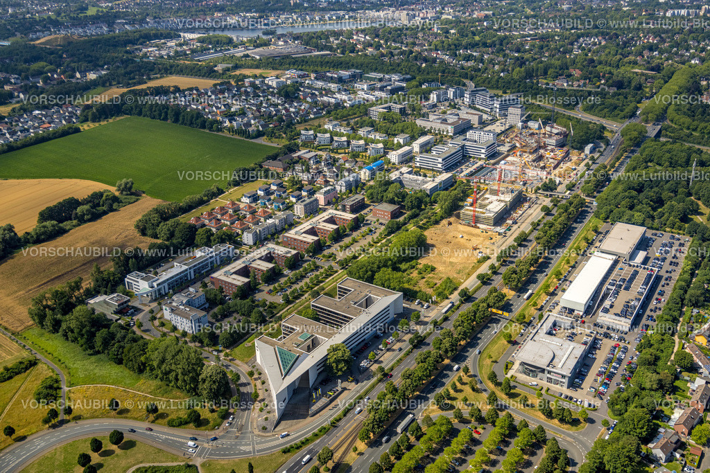 Dortmund220704567 | Luftbild, Stadtkrone-Ost Baustelle und Neubau, Schüren, Dortmund, Ruhrgebiet, Nordrhein-Westfalen, Deutschland