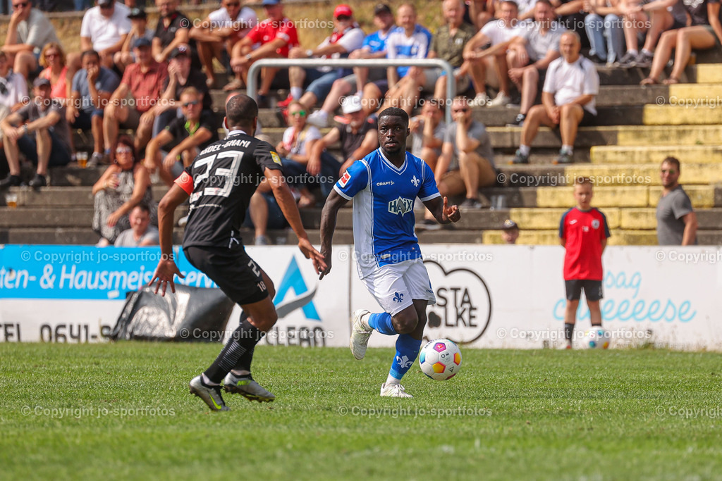 Giessen_Darmstadt (220) | 16.07.2023; Testspiel; Waldstadion Gießen; FC Gießen - SV Darmstadt 98; Ergebnis: 2:0 (0:0)