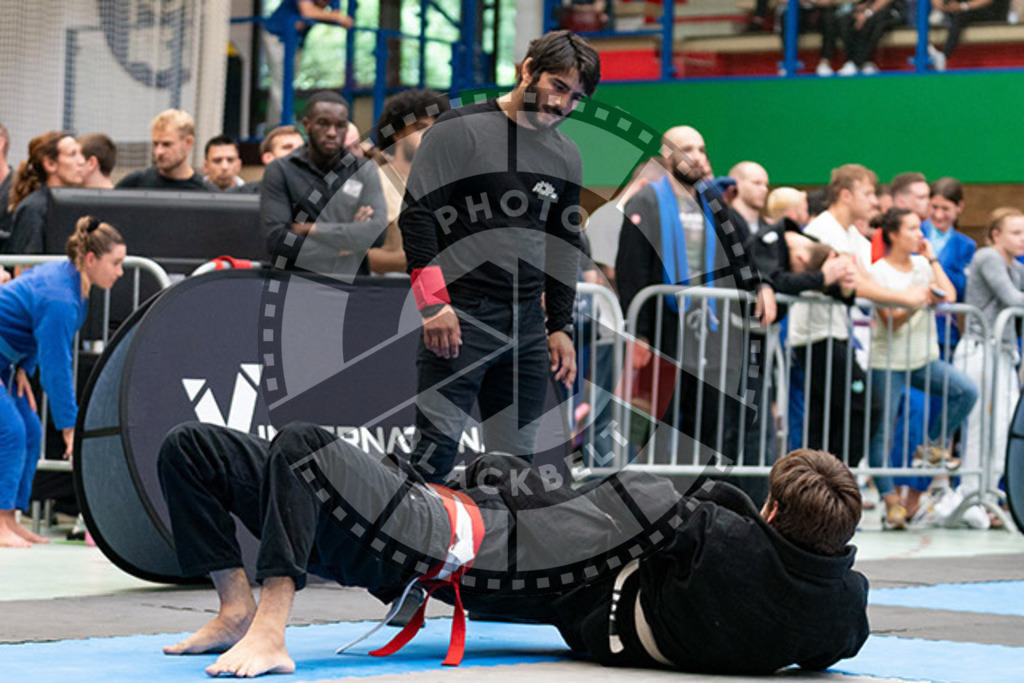 20230826PBB52286 | Fighters compete during the AJP INTLPRO BJJ and grappling competition in Hamburg, Germany, on August 26 2023.