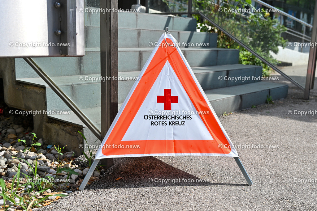 Pressekonferenz Ansfelden_ Gasexplosion_ 28.06.2023-31 | 28.06.2023 Pressekonferenz, Ansfelden Gasexplosion, im Bild Rotes Kreuz