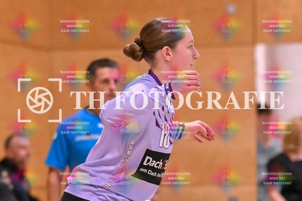 GER, SG Maulburg/Steinen - HB Kinzigtal, Handball, Suedbadenliga, 22. Spieltag, Saison 2023/2024, 27.04.2024 | Zoe Zscherper (SG Maulburg/Steinen, #18)

GER, SG Maulburg/Steinen - HB Kinzigtal, Handball, Suedbadenliga, 22. Spieltag, Saison 2023/2024, 27.04.2024

Foto: TH Fotografie/Thomas Hess