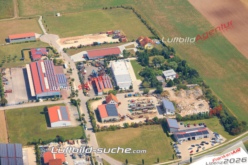 Luftbild von  Wolframs-eschenbach - Luftaufnahme wurde 2015 von https://frankenair.de mittels Flugzeug (keine Drohne) erstellt - die Geschenkidee