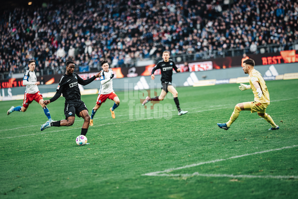 Fußball | Männer | Saison 2023/2024 | 2. Fußball-Bundesliga | 16. Spieltag | Hamburger SV vs. SC Paderborn 07 | 09.12.2023 | sportfotografie mit justus stegemann