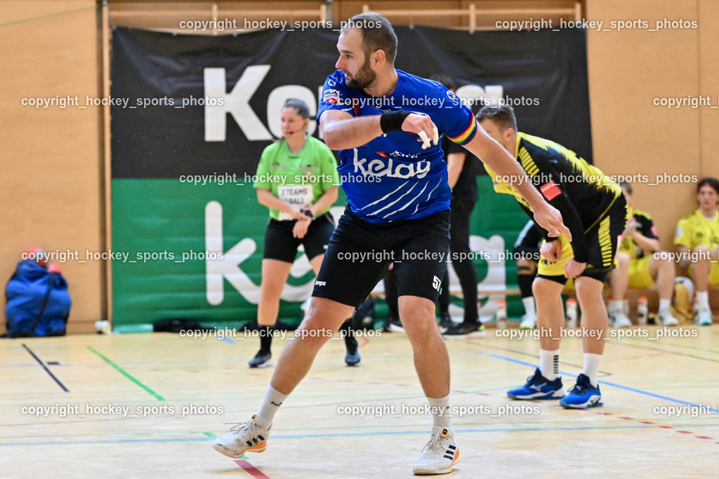 SC Ferlach vs. Bregenz Handball | #57 LEBAN Patrik SC Ferlach, SC Ferlach vs. Bregenz Handball, SC Ferlach vs. Bregenz Handball am 28.09.2024 in Ferlach (Ballspielhalle Ferlach), Austria, (Photo by Bernd Stefan)
