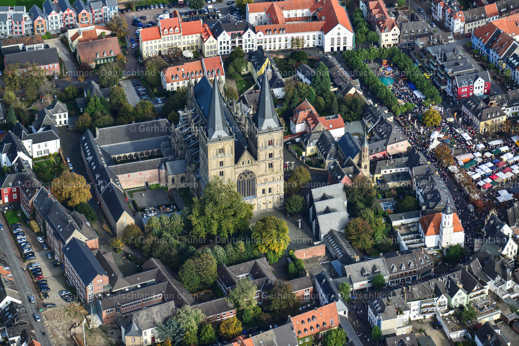 3491714 | Xanten, Altstadt mit Dom und Markt