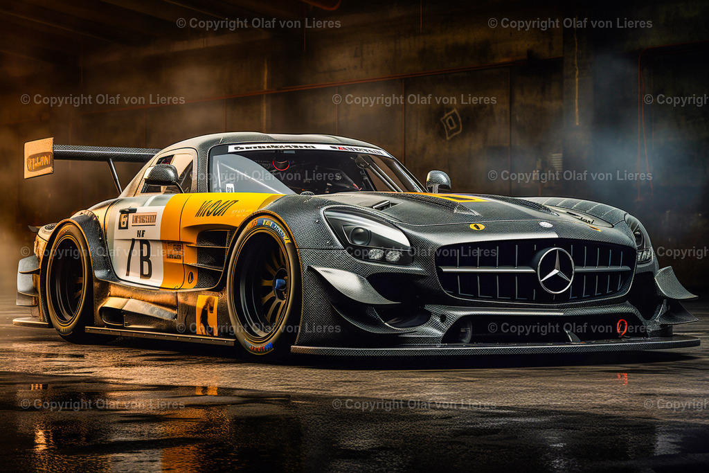 Sportwagen mit Heckspoiler | Supercar selbst designt