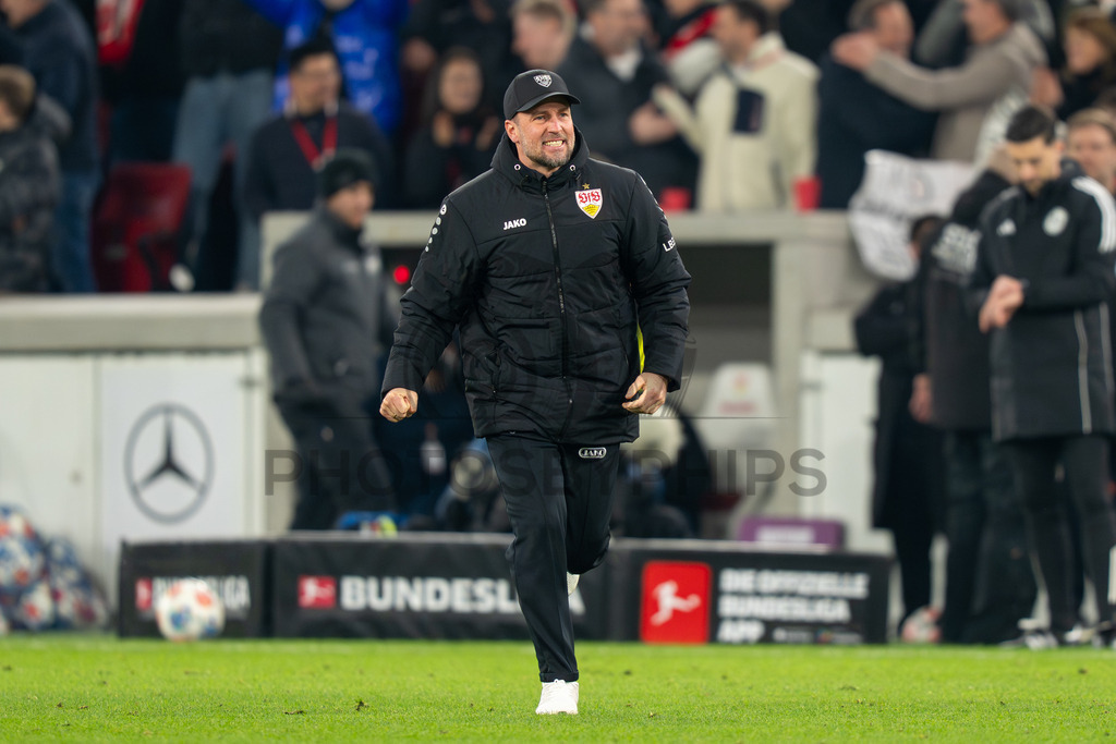 VfB Stuttgart vs. RB Leipzig, Fussball, 1. Bundesliga, 26. Spieltag, 15.03.2026 | Sebastian Hoeness (Trainer VfB Stuttgart),VfB Stuttgart vs. RB Leipzig, Fussball, 1. Bundesliga, 26. Spieltag, 15.03.2026Foto: photosbyphips/Philip Ziegler