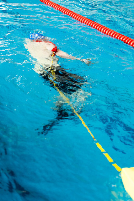 DLRG, Wettkampf, Rettungssport, Landesverbandsmeisterschaften 2026 13.06.2026 | Bedburg, Deutschland - June, 13: Siegerehrung der AK Offen männlich der Landesverbandsmeisterschaften 2026 im MonteMare Bedburg. Platz 1: Fabian Thumm (DLRG Bezirk Mönchengladbach). (Foto: Benedikt Lang (DLRG) - Realisiert mit Pictrs.com