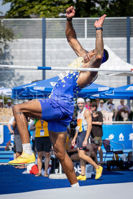 Multisport Event; Ratingen, 27.06.2026 | RATINGEN, GERMANY - JUNE 27, 2026 : Devon Williams (USA / United States) competing in the high jump during the Multisport Event at Stadion Ratingen on June 27, 2026 in Ratingen, Germany.