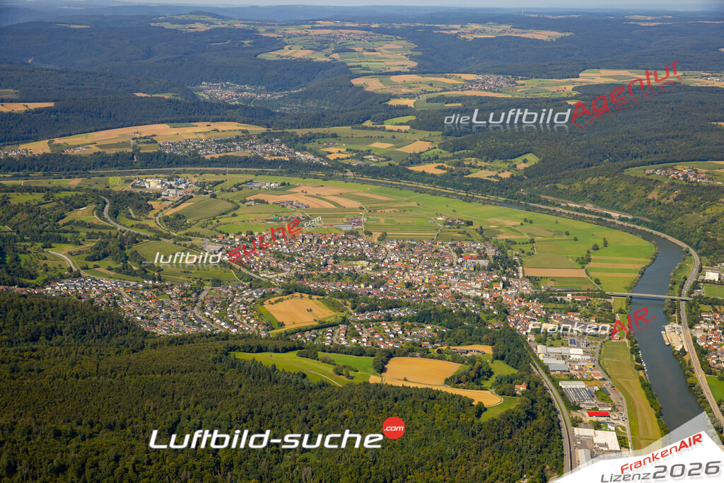Das Luftbild zeigt :  Obrigheim - Die Luftaufnahme wurde 2024 vom UL-Flugzeug aus erstellt ( keine Drohne ) - Hochauflösende Luftaufnahme - Für grossformatige Ausdrucke geeignet. Die Geschenkidee !Mit Lizenz und Bildrechte bestellbar