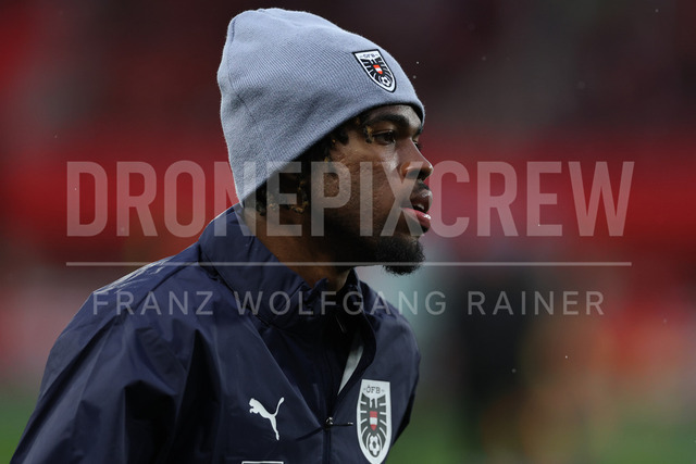 Austria vs Ghana – International Football Match    | VIENNA, AUSTRIA, 27.MAR.26 - SOCCER - OEFB international test match, Austria vs Ghana. The image shows Carney Chukwuemeka (AUT) during warm up.