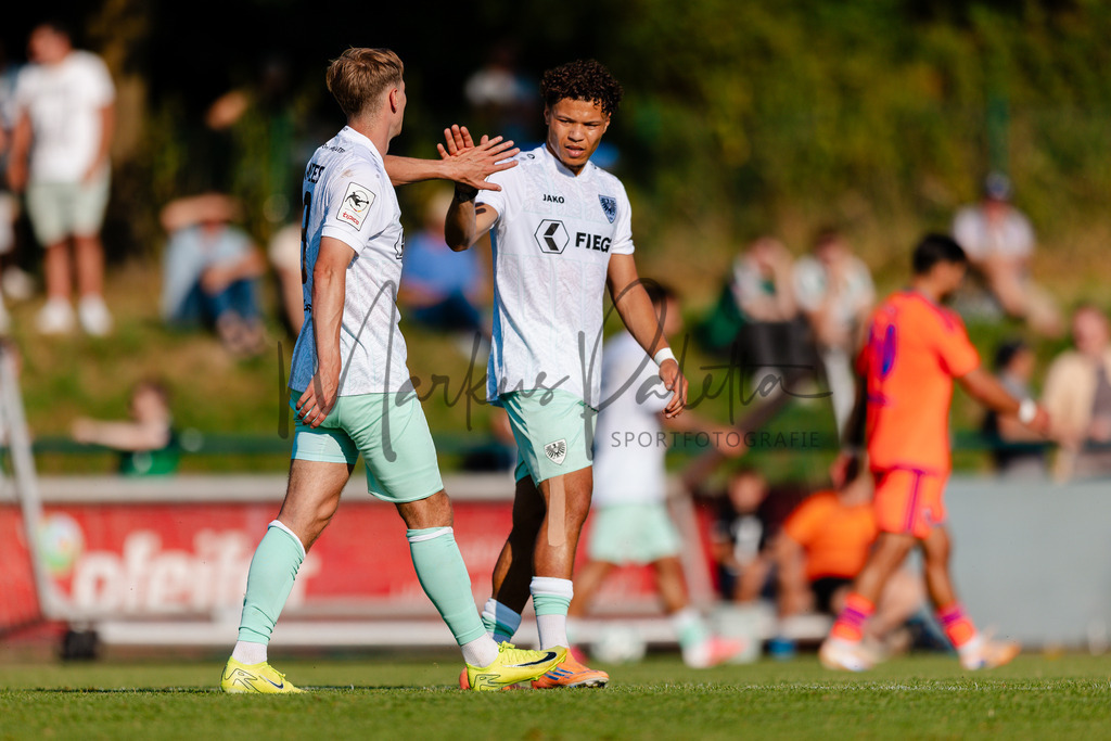 Testspiel, Saison 2026/27: SC Preußen Münster - Kickers Emden | Billerbeck, 10.07.2026: Testspiel, SC Preußen Münster gegen Kickers Emden auf der Anlage des DJK Billerbeck in Billerbeck. Foto: sportfotografie.ms | Markus Paletta - Realisiert mit Pictrs.com