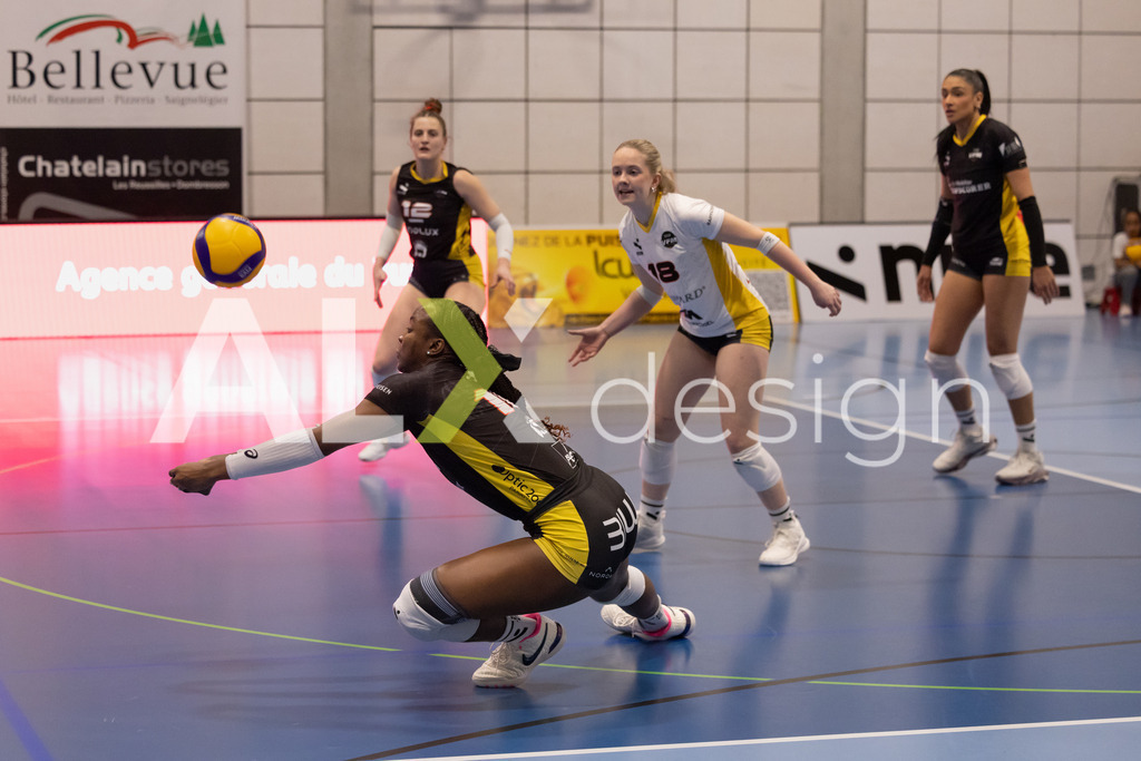 Volleyball I Frauen I Saison 2025-2026 I Volleyball NLA | Women I 1/4 Finals I  BIWI VFM - VC Kanti Schaffhausen I 01.03.2026 | 10 Karen Renteria (CO) (BIWI VFM) – Außenangriff - Realisiert mit Pictrs.com