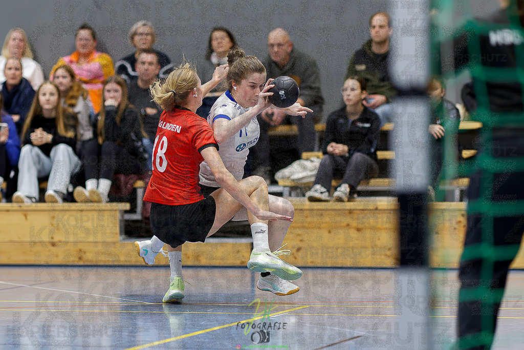 Frauen 2. Bezirksklasse; SG Rechtenbach - HSG Linden II | Frauen 2. Bezirksklasse; SG Rechtenbach - HSG Linden II am 16.11.2025 in Rechtenbach (Sporthalle Rechtenbach)Photo © 2025 - Jörg Heinrich - Realisiert mit Pictrs.com