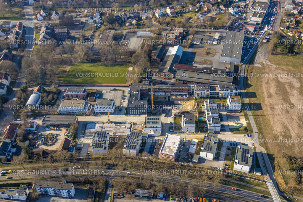 Soest250306695 | Luftbild, Baustelle Merkurhöfe Neubau Wohngebiet Rennekamp, ehemaliges Merkur-Gelände, Soest, Soester Börde, Nordrhein-Westfalen, Deutschland