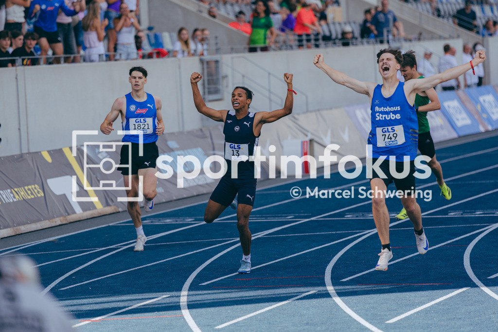 Deutsche Meisterschaften U20 / U16 2026 | Magnus Skupin-Alfa, LG Offenburg, 13, Nikolas Raeth, SV Union Salzgitter, 749, 400 Meter Hürden, Finale, Deutsche Meisterschaften der U20 &amp; U16 2026, Lohrheidestadion Bochum-Wattenscheid, 12.07.2026. Foto: Marcel Schwering / sportimfokus - Realisiert mit Pictrs.com
