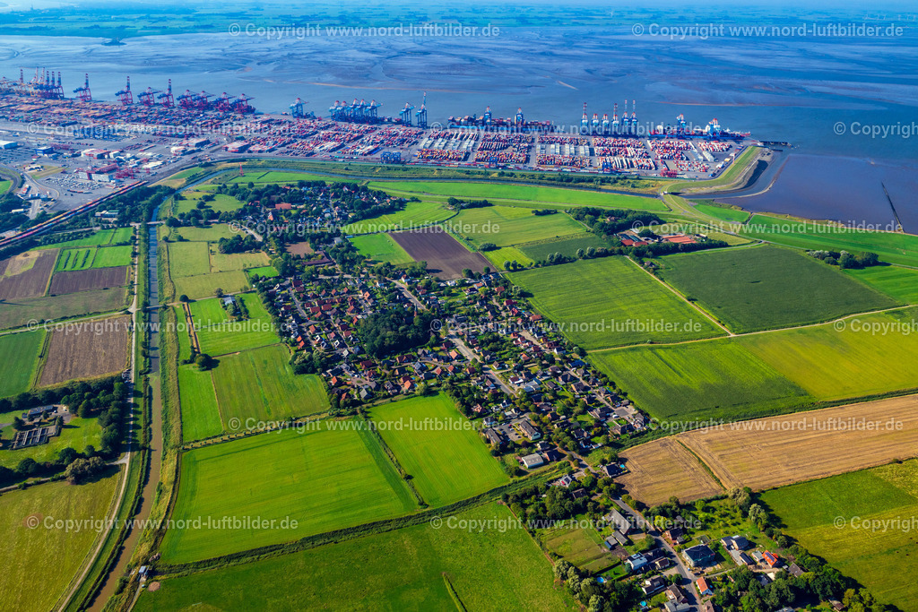 Imsum_ELS_9176050924 | GEESTLAND 05.09.2024 Dorfkern am Weser Uferbereichen Imsum in Geestland im Bundesland Niedersachsen, Deutschland. // Village center on the banks of the Weser Imsum in Geestland in the state Lower Saxony, Germany. Foto: Martin Elsen