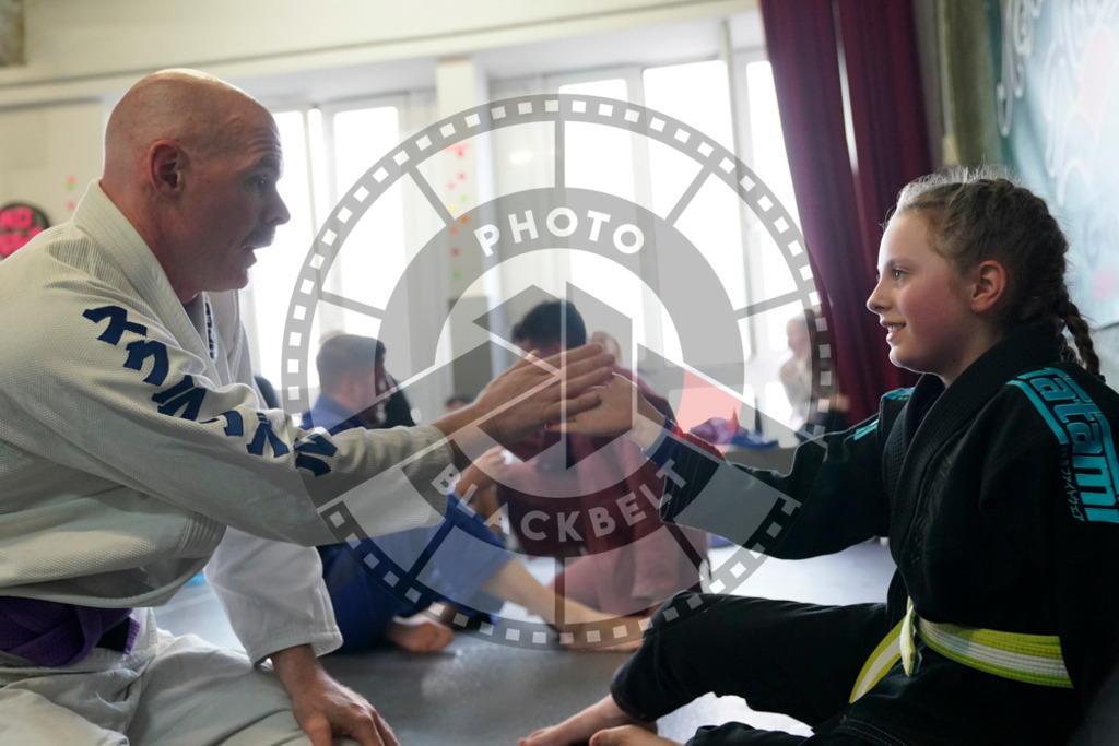 20240413PBB7303 | Fighters compete during the Grapplethon 24hours of rolling for a reason in Hamburg, Germany, on April 13, 2024.
