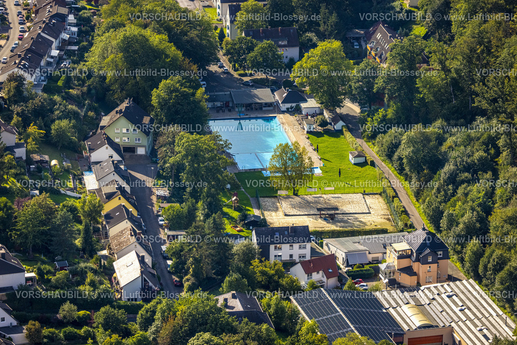Hagen230902810 | Luftbild, Freibad Henkhausen, Hohenlimburg, Hagen, Ruhrgebiet, Nordrhein-Westfalen, Deutschland
