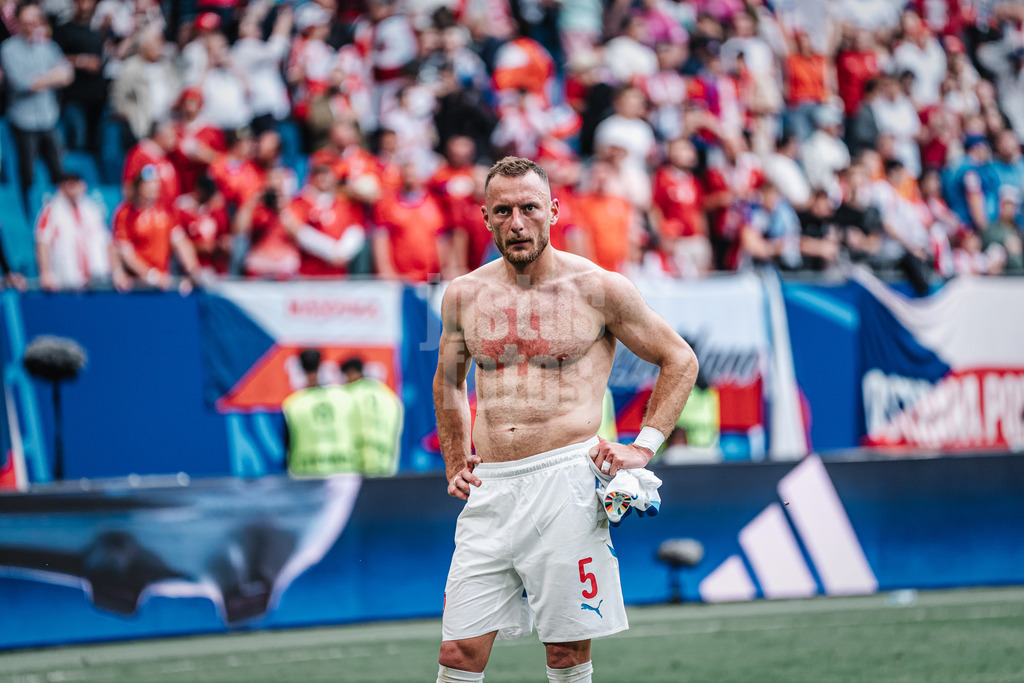 Fußball | Herren | UEFA-Fußball-Europameisterschaft 2024 | Gruppe B | Kroatien vs. Albanien | 19.06.2024 | Vladimir Coufal (#5, Tschechien) enttäuscht nach dem SPiel