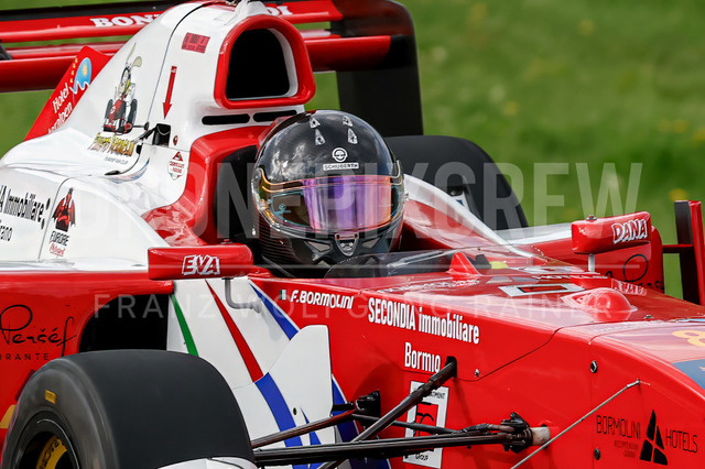 Rechberg Hill Climb 2025 – FIA European Hill Climb Championship | Rechberg Hill Climb 2025, part of the FIA European Hill Climb Championship. High-speed racing action, mountain scenery, atmosphere and pure motorsport passion captured in detail. The image shows Fausto BORMOLINI (ITA), Reynard K02 Cosworth F3000.          